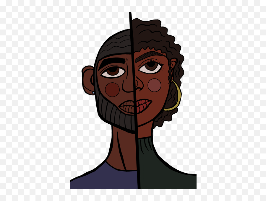 Black - Cartoon Png,Black Woman Png