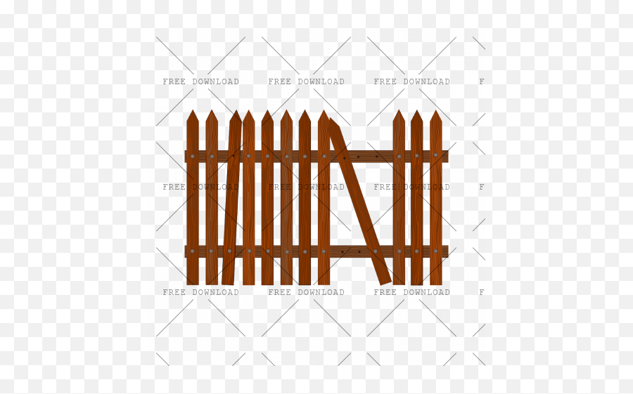 Png Image With Transparent Background - Vector Wood Fence Png,Wooden Fence Png