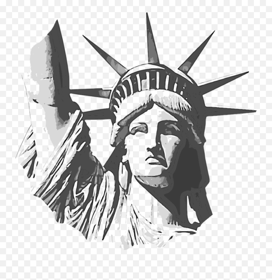 Statue Of Liberty Drawing - Statue Of Liberty Outline Png,Statue Of Liberty Png