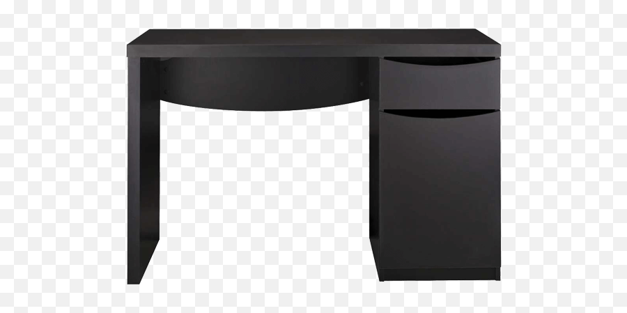 Png Hd Transparent Desk - Black Computer Desk Transparent,Desk Transparent Background
