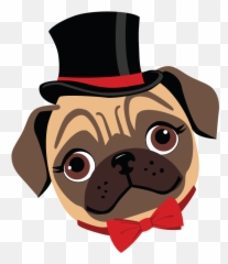 Pug Guide - Cartoon Pug Png,Pug Face Png