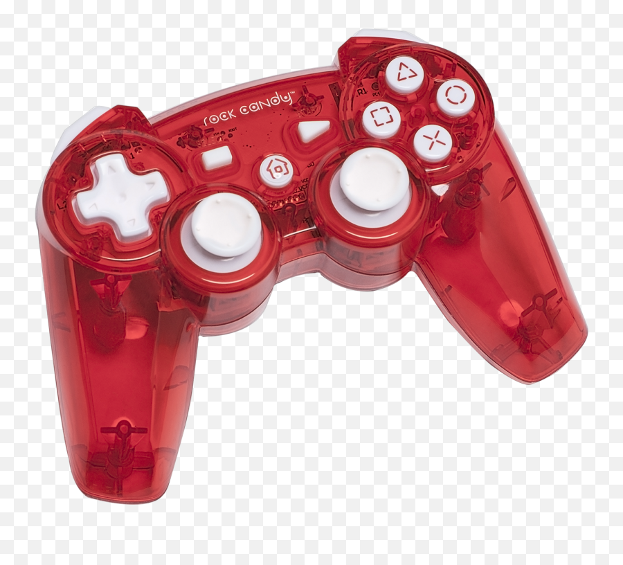 Pdp Rock Candy Ps3 Wireless Controller Storminu0027 Cherry 6432re - Walmartcom Rock Candy Ps3 Controller Png,Ps2 Controller Png