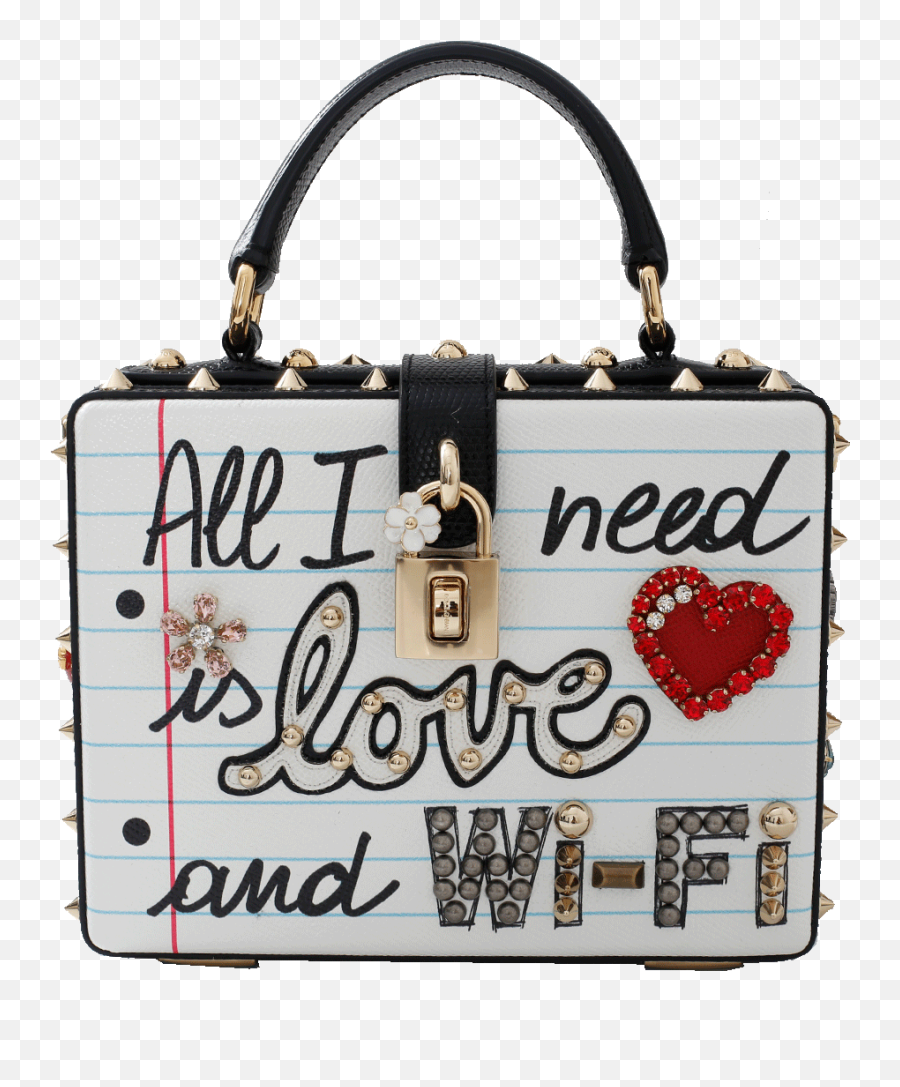 All I Need Is Love And Wifi Bag Marissa Collections Png Dolce Gabbana Logo