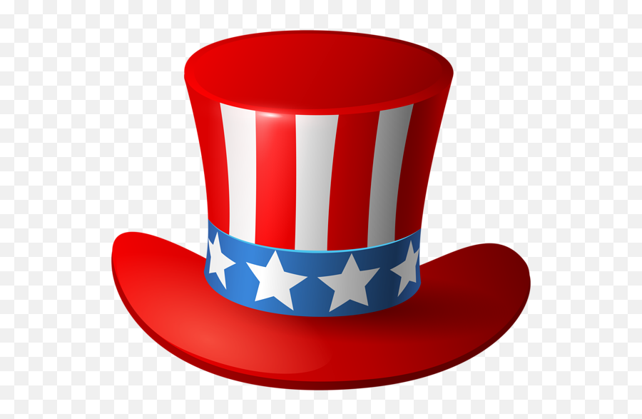 Uncle Sam Usa Hat Png Clipart Image - Uncle Sam Hat Png,Uncle Sam Png