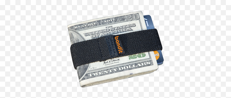 Bandit Wallet Elastic Money Clip - Money In Wallet Png,Bandit Png
