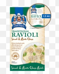Download Hd Our Handmade Spinach And Ricotta Cheese Ravioli - Dairy Png,Ravioli Png