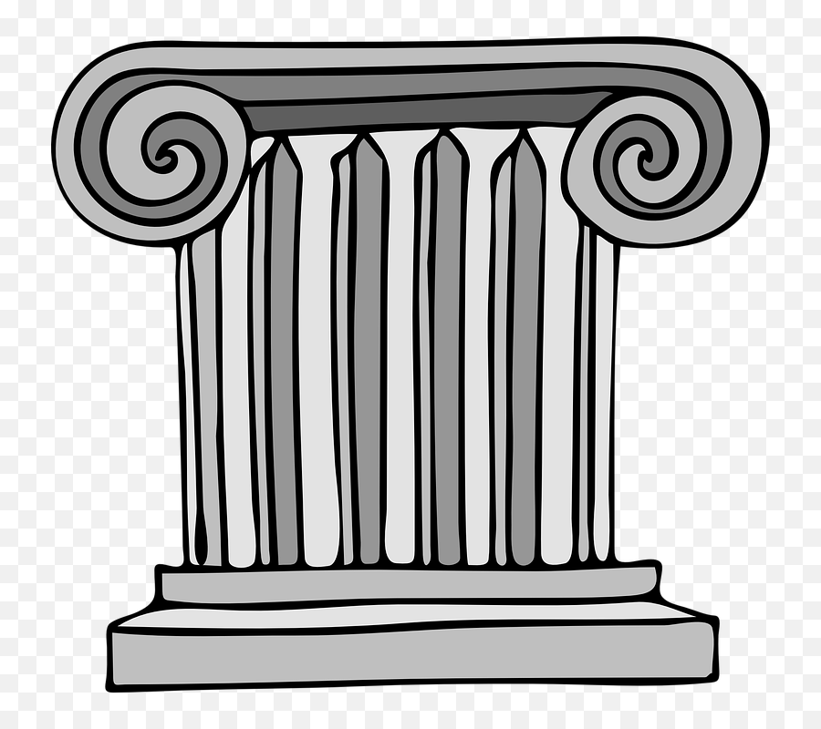 Short Pillar Svg Clip Arts Download - Download Clip Art Png Roman Columns Clip Art,Pillar Png