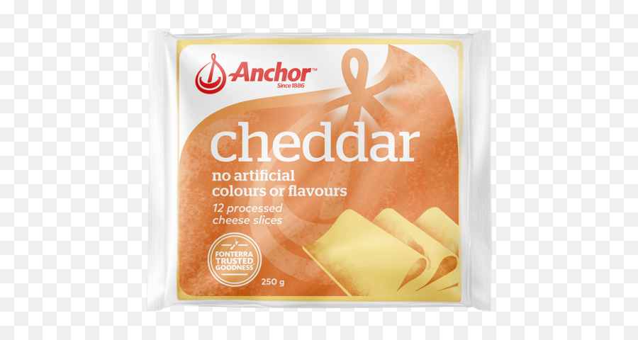 Anchor Cheddar Cheese Slices - Snack Png,Cheese Slice Png