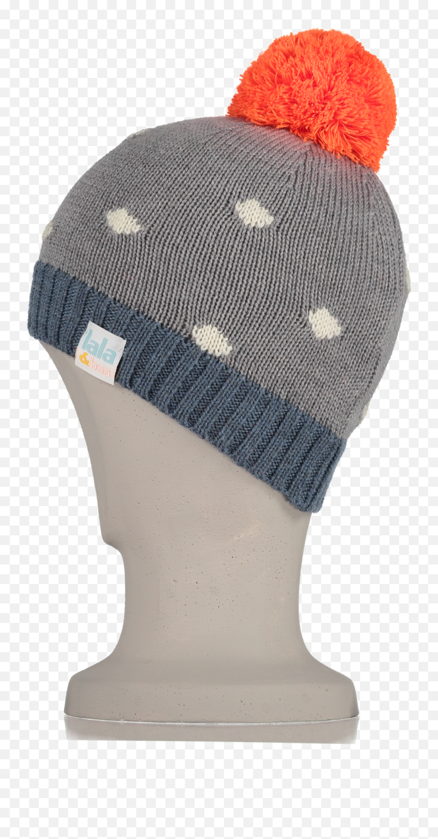 Grey Spotty Hat - Knit Cap Png,Beanie Png