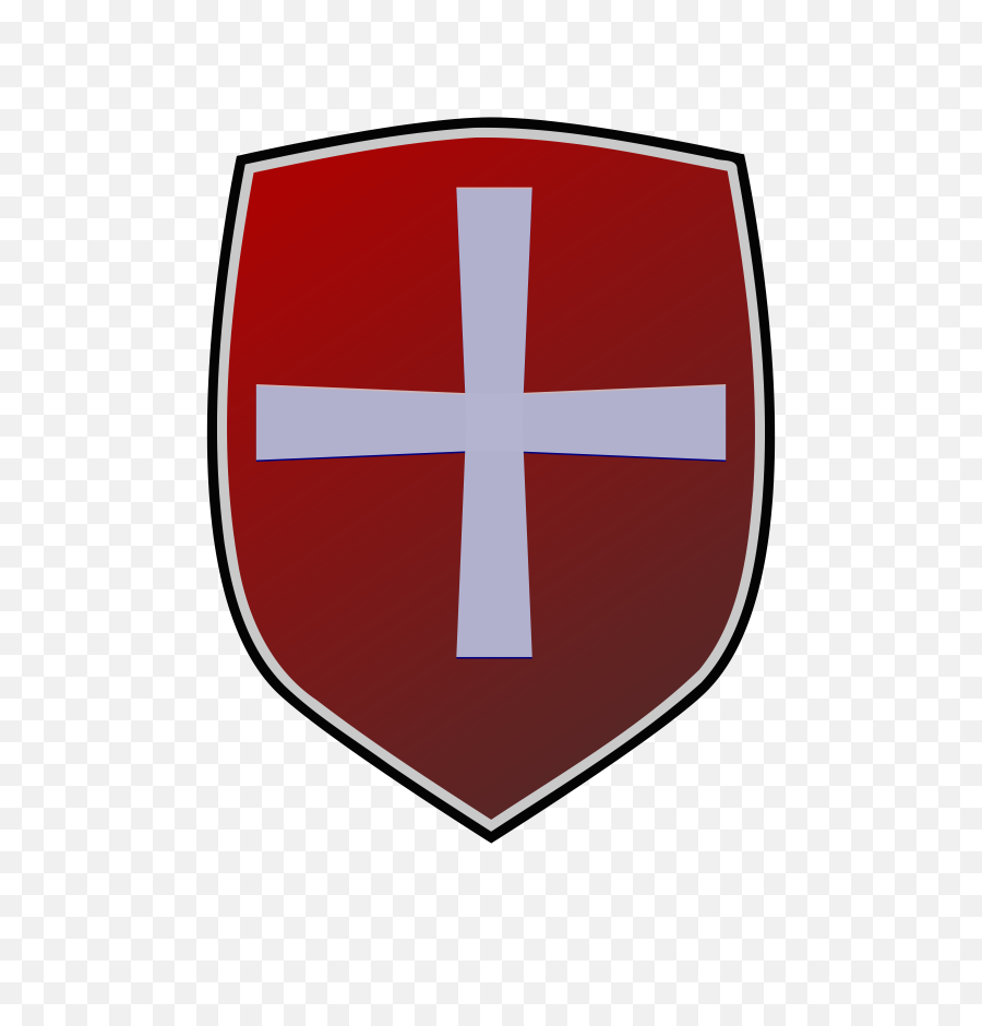 Badge Shield Cross - Free Vector Graphic On Pixabay Shield With Red Cross Png,Red Cross Logo Png