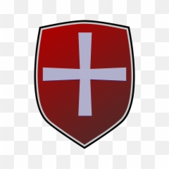 Badge Shield Cross - Free vector graphic on Pixabay With Red Png