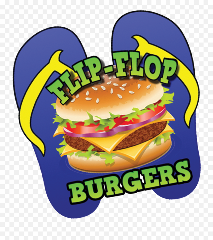 Download Hd Flip Flop Burgers - Cheeseburger Transparent Png Cheeseburger,Cheeseburger Png