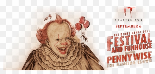 Derry Canal Days Festival - Pennywise In The Funhouse png