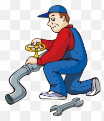 Cartoon Water Pipe Repairman Transprent Png Free - Clipart Images Of Plumber