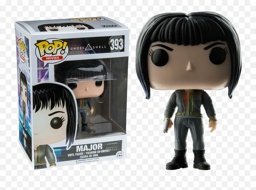 Ghost In The Shell - Major With Jacket And Gun Pop Vinyl Figure Ghost In The Shell Pop Png,Ghost In The Shell Png