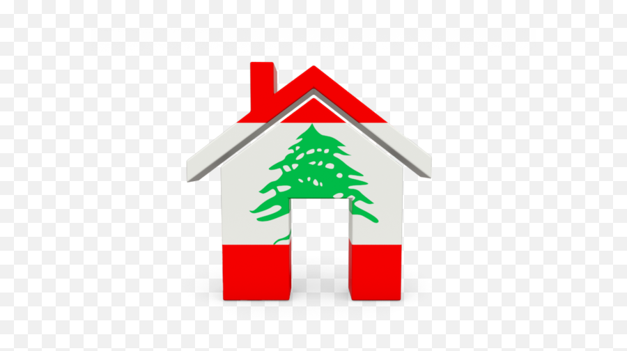 Home Icon Illustration Of Flag Lebanon - Lebanon Flag Png,Home Icon Png
