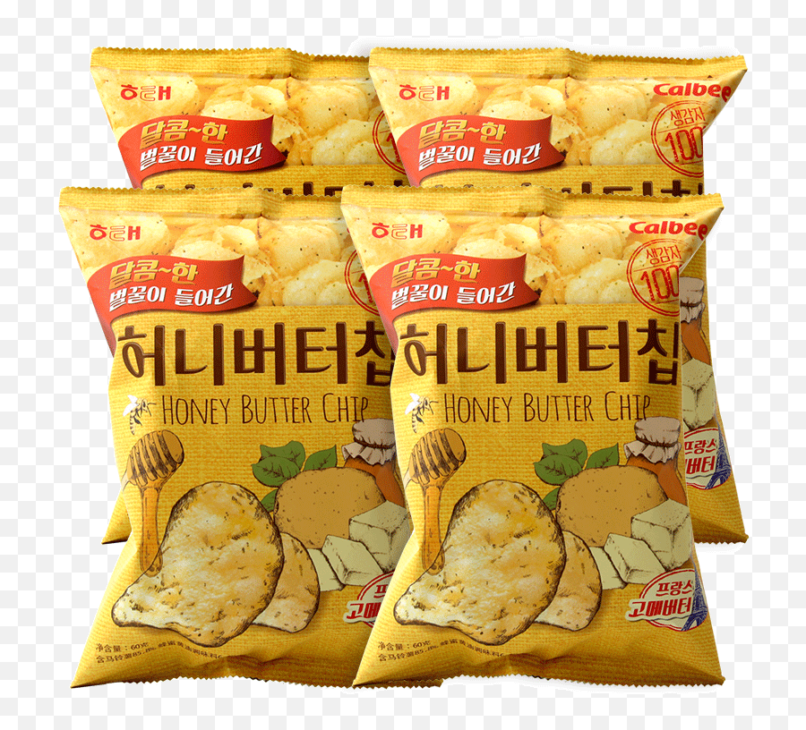 Haitai Calbee Honey Butter Chip 2 - Lays Honey Butter Chips Png,Butter Transparent Background