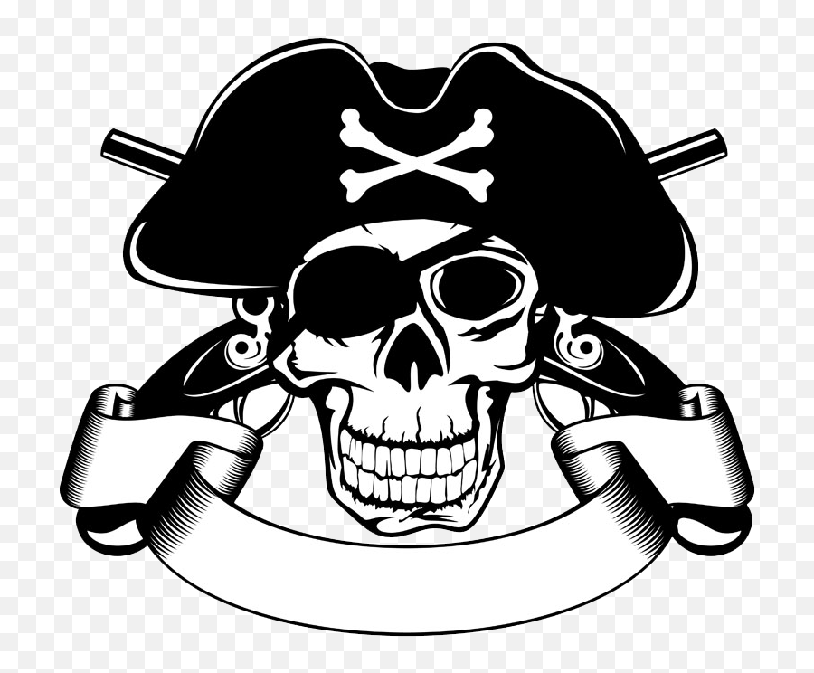 Pirate Skull Vector Png - Pirate Skull Png,Pirate Skull Png