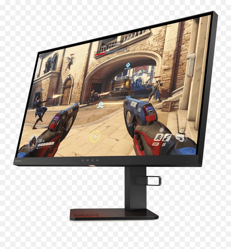 Best Monitor For Overwatch - Omen Monitor 25 240hz Png,Transparent Monitors