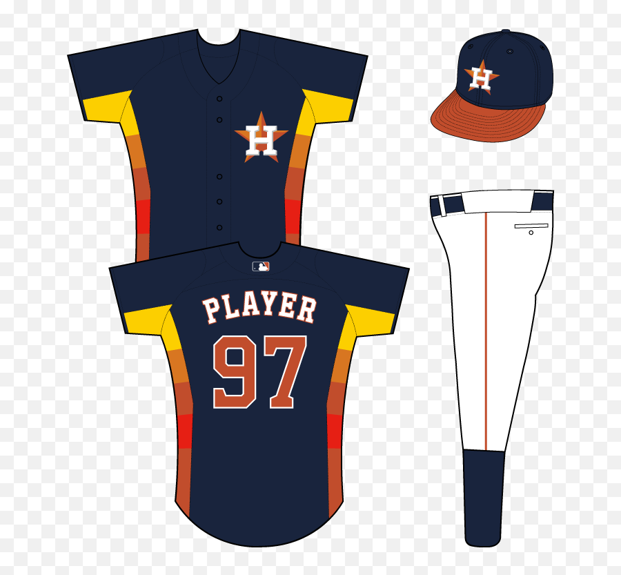 Houston Astros Alternate Uniform - Houston Astros Alternate Jerseys Png,Houston Astros Logo Images