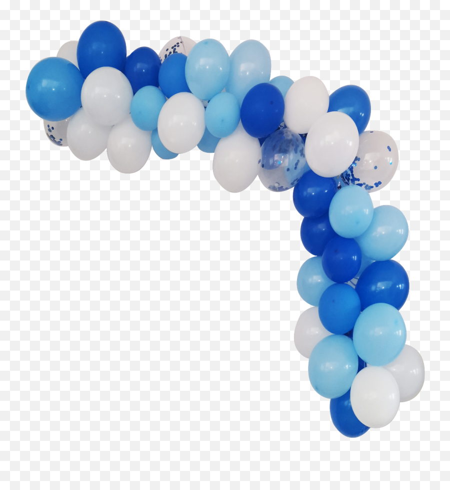 Birthday Balloon Garland - Blue Balloon Garland Png,Blue Balloon Png