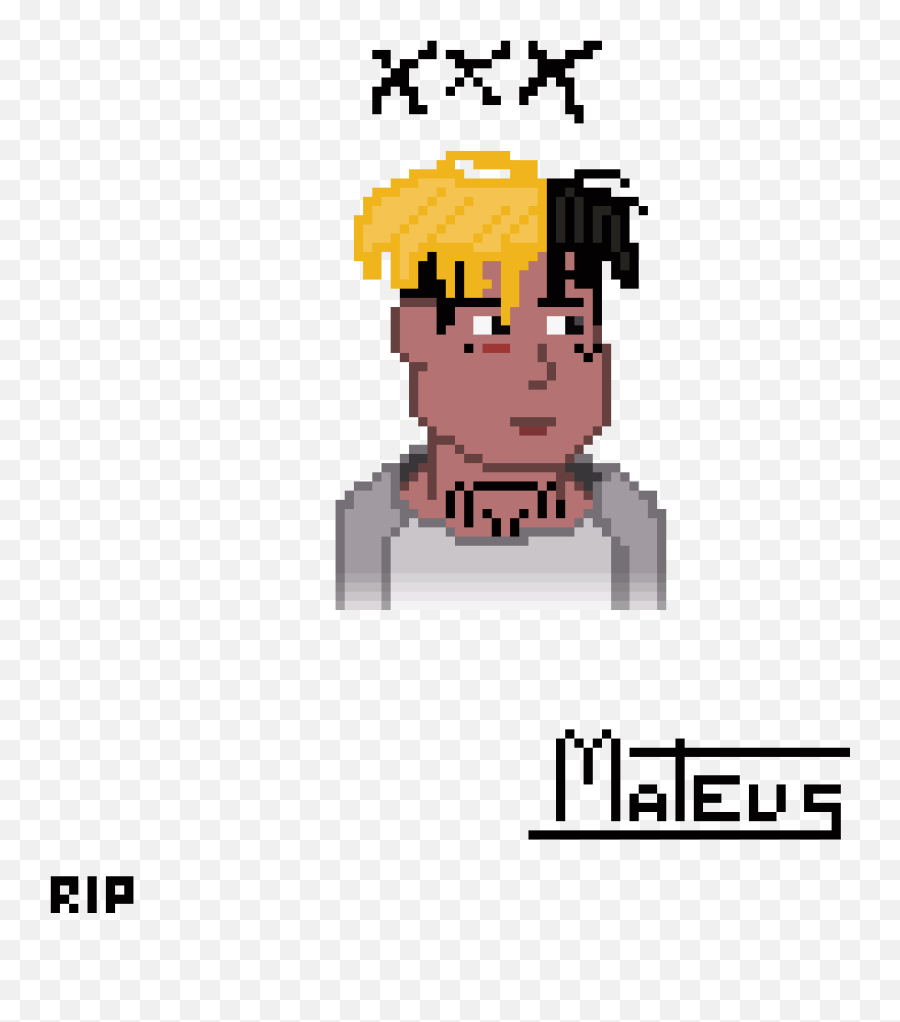 Pixilart - Xxxtentacion Pixel Art By Anonymous Pixel Art Of Xxxtentacion Png,Xxxtentacion Png