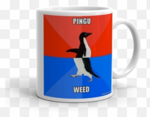 Pingu Weed - Socially Awesome Awkward Penguin Make A Meme Socially Awkward Penguin Png,Pingu Png
