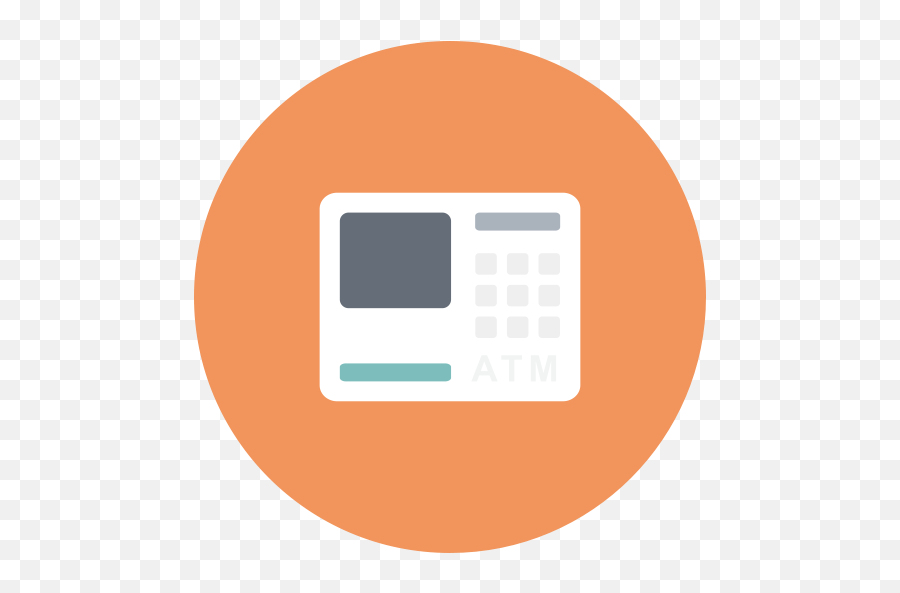 Atm Png Icon 531881 - Online Transaction Flat Icon,Atm Png