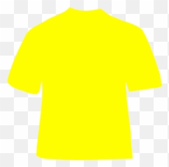 Yellow Shirt Clip Art - vector clip art online T Plain Clipart png