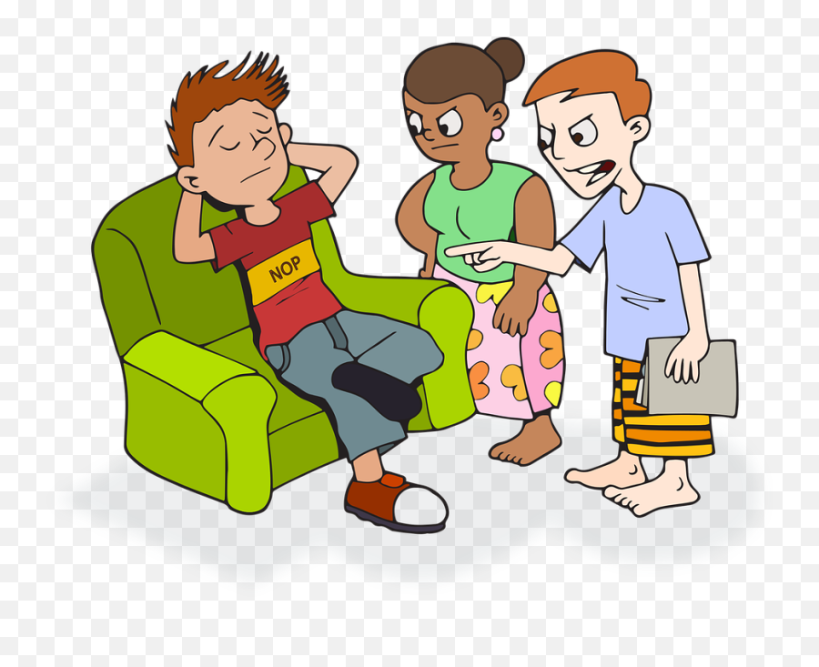 Lazy Clipart Kid - Lazy Clipart Png,Lazy Png