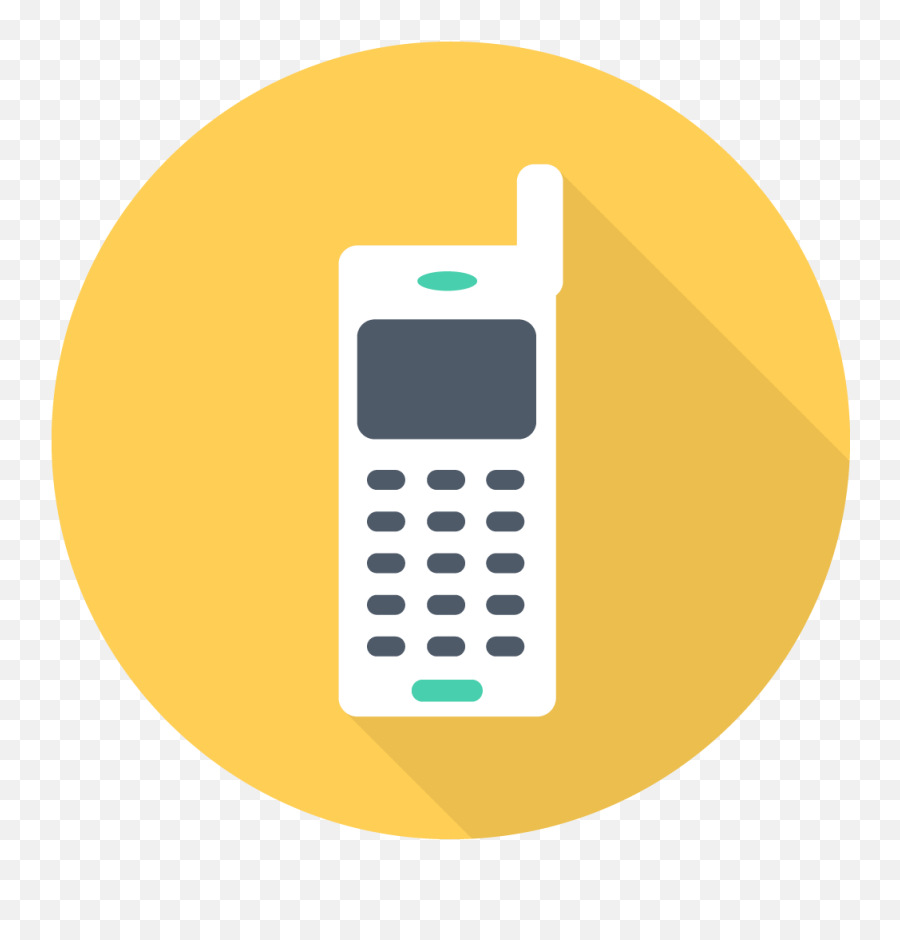 Old Mobile Icon - Old Cell Phone Icon Highresolution Png Png Format Mobile Logo Png,Phone Icon Png