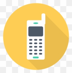 Old Mobile Icon - Cell Phone Highresolution PNG Png Format Logo
