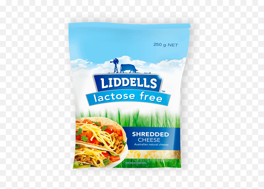Liddells Lactose Free Cheese Shred - Liddells Lactose Free Shredded Cheese Png,Shredded Cheese Png