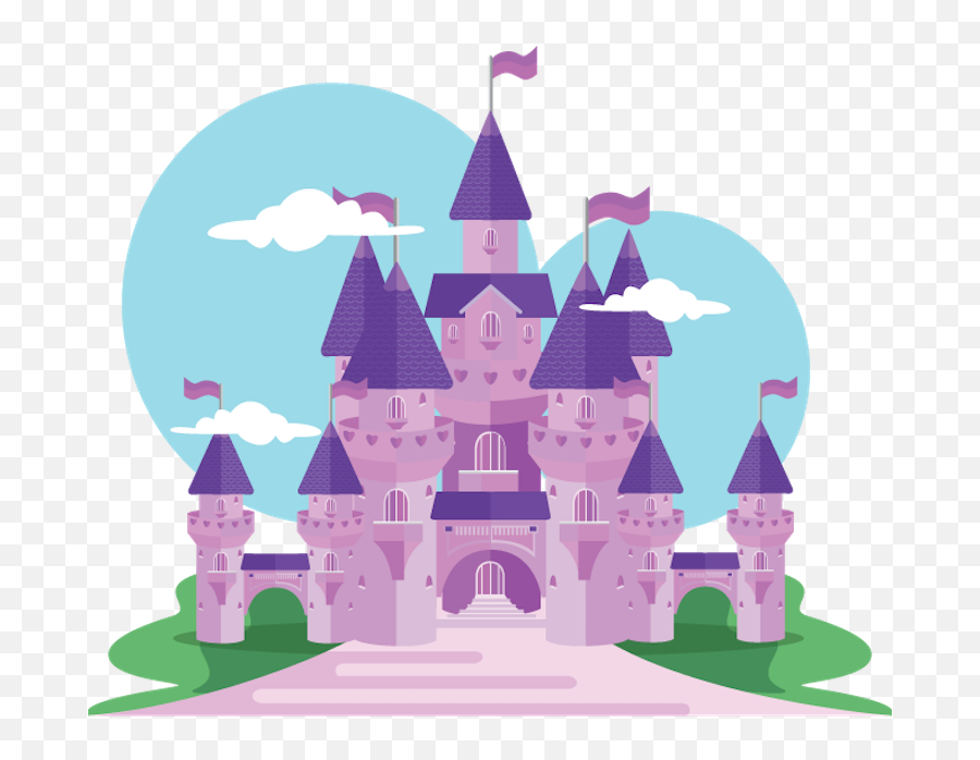 Princess Castle Transparent Png Image - Princess Purple Castle,Princess Castle Png