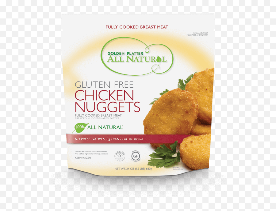 Gluten Free Chicken Nuggets - Golden Platter Chicken Tenders 48 Oz Png,Chicken Nugget Transparent