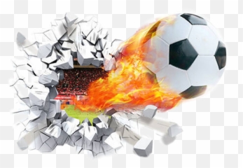 Bola De Futebol Com Arte Png Image With - Balon De Futbol 3d Png,Bola Png