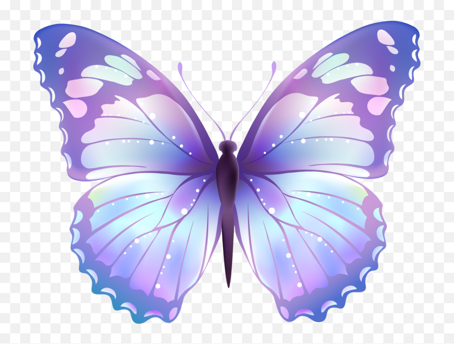 Dreamy Butterfly Png Official Psds - Purple And White Butterfly,Butterfly Emoji Png