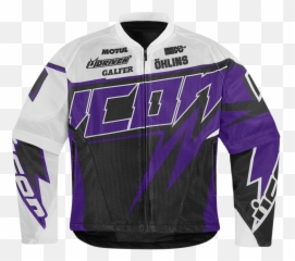 Icon Hooligan Spaztyk Street Jersey - Purple Long sleeve Sleeve png