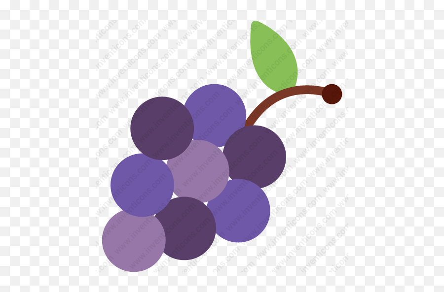 Download Grapes Vector Icon Inventicons - Dot Png,Grapes Icon