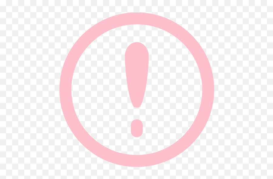 Pink Exclamation Icon - Free Pink Exclamation Icons Dot Png,Exclamation Icon