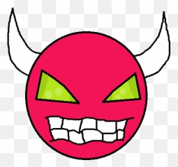 Hard Demon - Geometry Dash Insane Demon Png,Demon Face Png