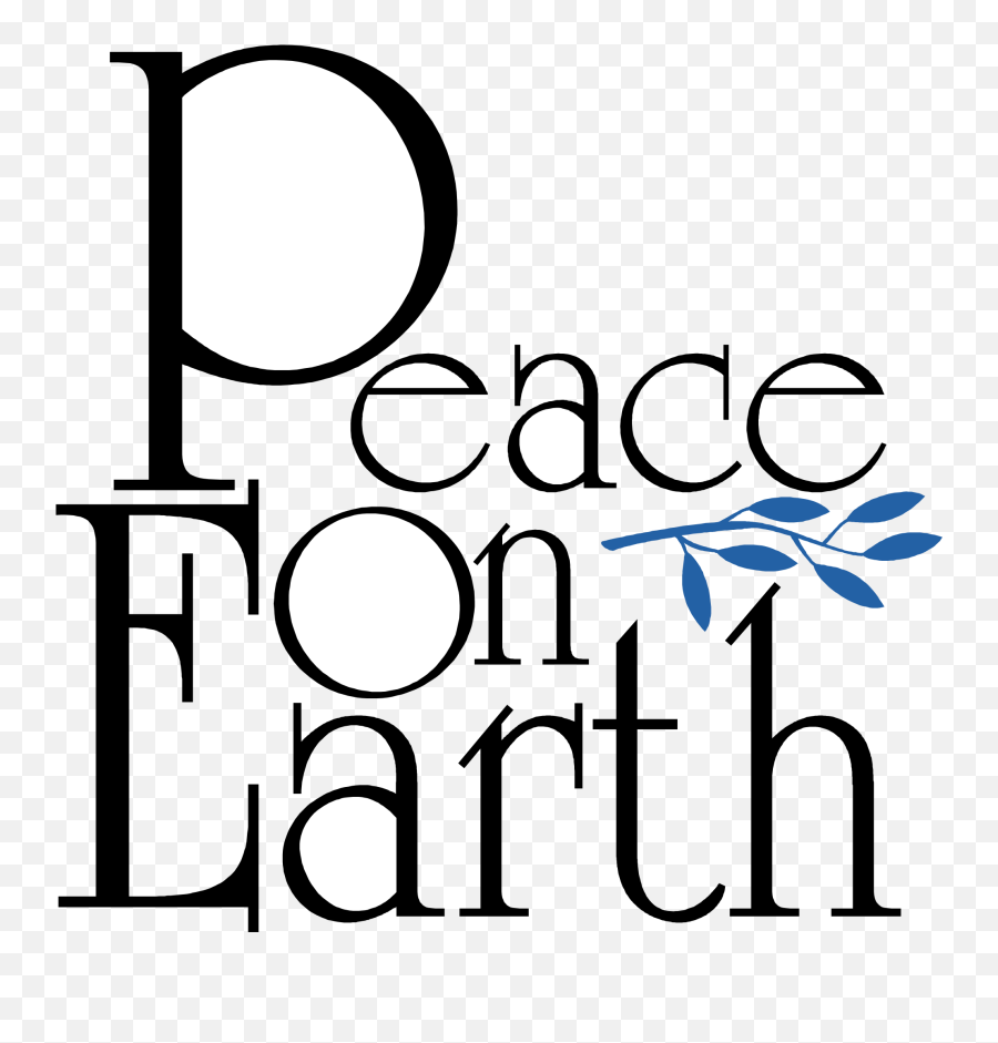 Earth Logo Png Transparent Svg Vector - Peace On Earth Words,Earth Logo Png