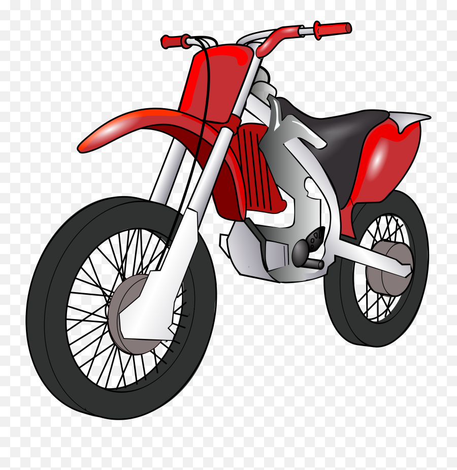 Free Motorcycle Clipart Transparent - Cartoon Motorbike Png,Motorcycle Clipart Png