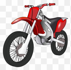 Free Motorcycle Clipart Transparent - Cartoon Motorbike Png,Motorcycle Clipart Png