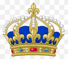 Blue King Crown Png 3 Image - Royal Clipart
