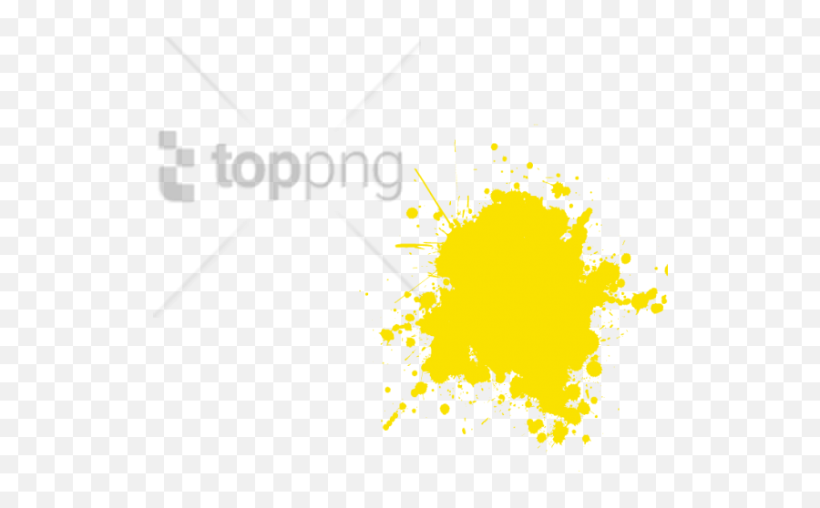 Yellow Paint Splash Png Images - Black And Yellow Paint Splatter,Paint Splat Png