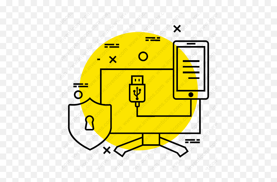 Download Mobile Connecting Vector Icon - Dot Png,Data Connection Icon