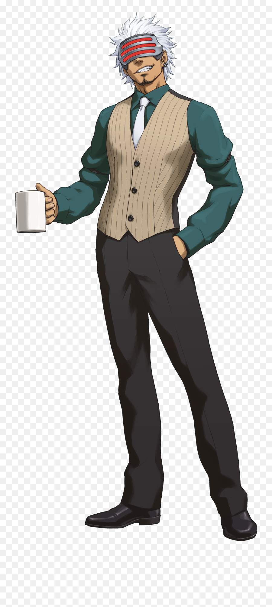 For Christmas You Guys Are Getting A Phoenix Wright Smash - Godot Ace Attorney Design Png,Miles Edgeworth Icon