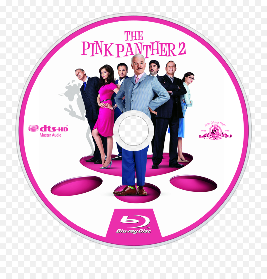 Download Hd The Pink Panther 2 Bluray Disc Image - Pink Pink Panther 2 Movie Poster Png,Blu Ray Disc Icon