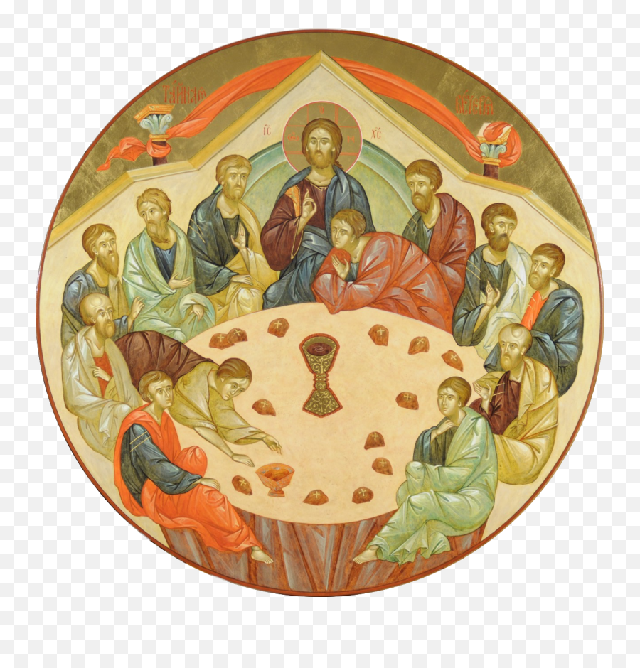 Nikita Andrejev Iconographer - Eucharist Png,Mystical Supper Orthodox Icon